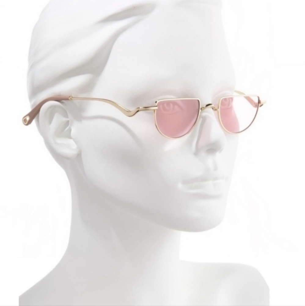 Chloe Pink Tinted Glasses - Picture 4 of 9